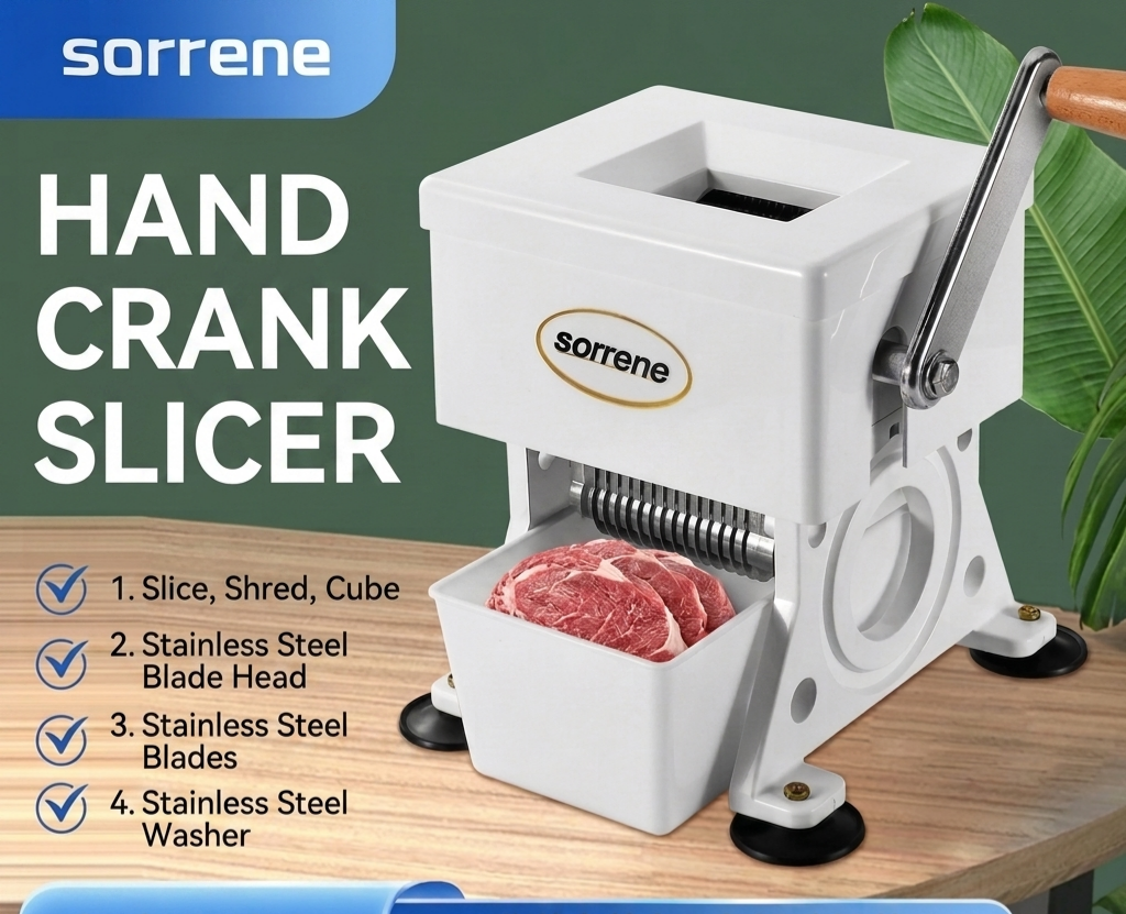 Sorrene Multi-Functional Hand Crank Slicer